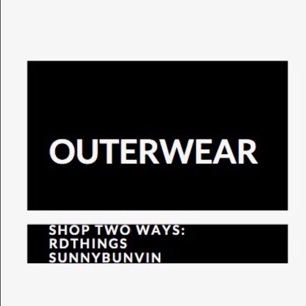 OUTERWEAR▪️ JACKETS & COATS